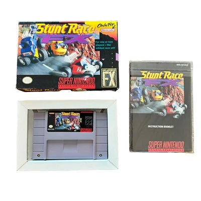 Stunt Race FX Super Nintendo SNES (CIB) Complete with Manual - Image 1 of 4