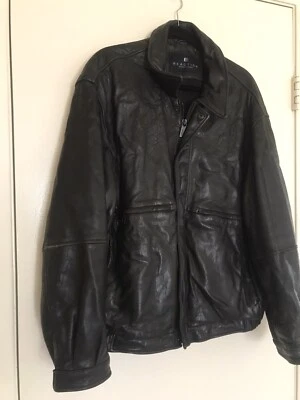 Kenneth Cole Reaction Leather Men’s Jacket Size Large Black - Image 1 of 4
