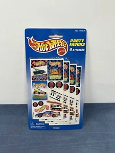 Hot Wheels Party Favors 4 Stickers 1997. Tara. Mattel. Vintage - Picture 1 of 13