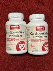 2x Jarrow Formulas Vegan Cardiovascular Optimizer, 120 Caps 2 Bottles Exp 7/25p - Picture 1 of 3