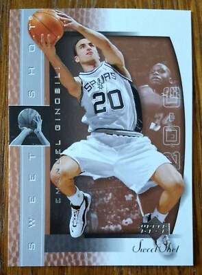 MANU GINOBILI, 2003-04 UPPER DECK SWEET SHOT #78, SPURS - Image 1 of 2