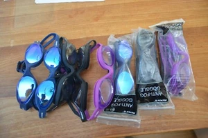 Sporti CABO Swim Goggles Adult Lot of 8 Swimming Diving - 3 new 5 slightly used - Picture 1 of 2