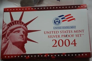 2004 s us mint silver proof set in OGP w/COA - Picture 1 of 6