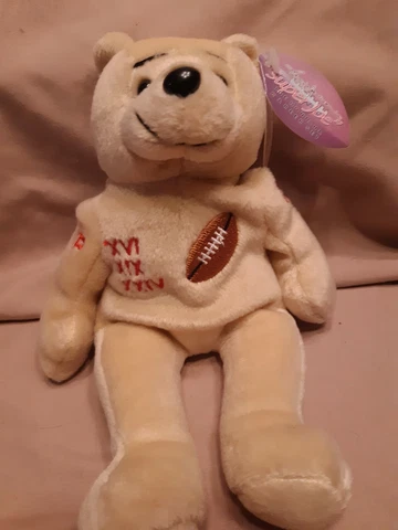 Reggie Jackson "Super Joe" Joe Montana Notre Dame Tan 8" beanie bear numbered Cover