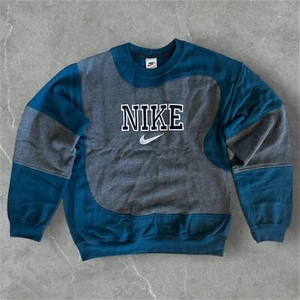 Nike Sweatshirts Sweater Pullover Größe M Grau Blau 018 - Bild 1 von 4
