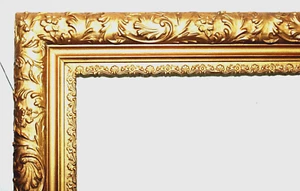 ANTIQUE FITS 16 X 20 PICTURE FRAME GOLD GILT ORNATE WOOD VICTORIAN FINE ART - Picture 1 of 24