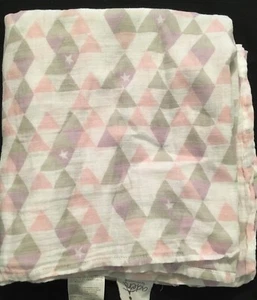 Manta Aden + Anais Swaddle rosa gris bebé niña nueva #225 - Imagen 1 de 4