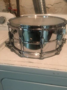 Ludwig Supersensitive 6.5 x 14 Brass Snare Drum - Picture 1 of 16