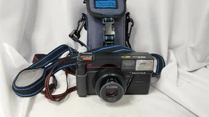Pentax IQZoom 35 mm Film Point & Shoot Kamera mit 35–70 mm Tele Makro Objektiv funktioniert - Bild 1 von 11