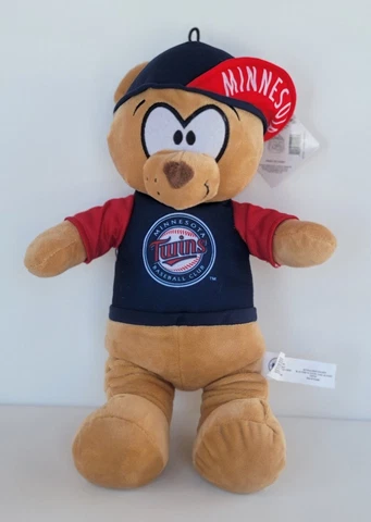 Minnesota Twins Plush Bear 14" Baseball New Genuine Merchandise Good Stuff Rare Cover