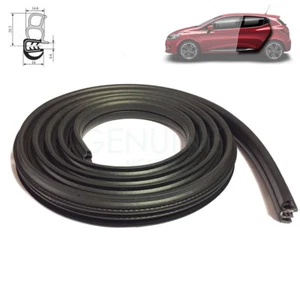 TRASERA RH / LH PUERTA BURLETE SELLO DE GOMA SE ADAPTA RENAULT CLIO MK3 MK4 2005 ON - Imagen 1 de 3