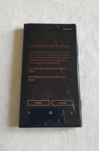 NOKIA LUMIA 920 SMARTPHONE CELLULARE WINDOWS PHONE NERO DIFETTI - Foto 1 di 5