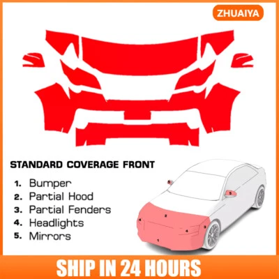 Kit de sujetador transparente de película de protección de pintura precortada de 8,5 millas PPF para Lexus GX 2010-2013 Foto 1 de 4