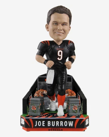 Joe Burrow Cincinnati Bengals Pregame Tunnel Entrance Bobblehead Cover