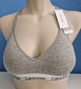 Calvin Klein Bralette Lift Modern Cotton BH Grau Gr.S Damen Bustier NEU - Bild 1 von 4
