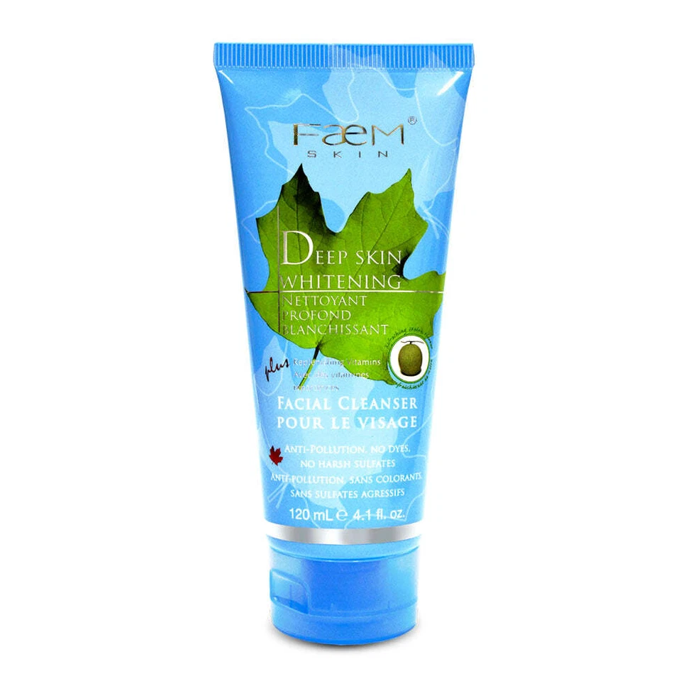 Faem Skin Deep Whitening Facial Cleanser Dampened Gentle Rinse 4.1 fl. oz NEW - Image 1 of 1