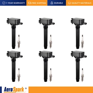 6x Ignition Coil & 6x Iridium Spark Plug for Dodge Charger 3.6L V6 - Picture 1 of 12