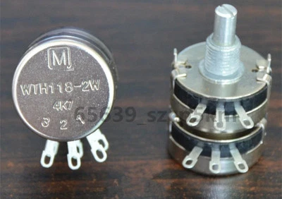 Potentiometer Double Gang 2 x 4.7K Ohm 2W，Long Life Panel Pot - Image 1 of 2