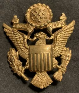 Vintage (Hogan Heroes Style) Pre War Officer LG Hat Badge Luxenberg NY / England - Picture 1 of 6