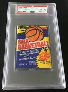1988 Fleer Basketball Trading Cards Wax Pack PSA 8 NM-MT - Bild 1 von 2