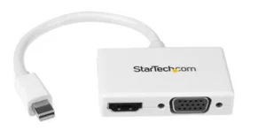 StarTech.com Travel A/V Adapter: 2-in-1 Mini DisplayPort to HDMI or VGA Conve... - Picture 1 of 1