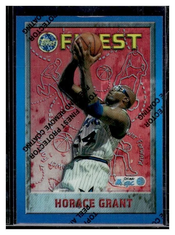 1995-96 Topps Finest Horace Grant #105 Refractor w/Coating Orlando Magic - Image 1 of 2