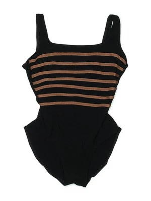 Longitude Women Black One Piece Swimsuit 10 - Image 1 of 2
