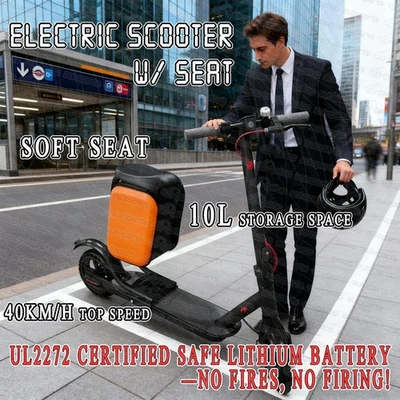2025 900W 40KM/H 50KM Portable Electric Scooter Adult Foldable Travel E-Bike - image 1 of 4