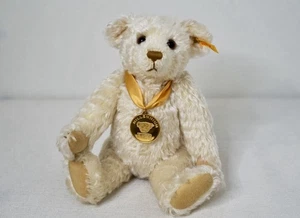 Steiff Bär echt Mohair Millennium 2000 Danbury neuwertig mit Goldmedaillon 11 Zoll - Bild 1 von 13