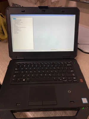 #62 Dell Latitude 14" FHD TOUCH 5414 Rugged i7-6600U 8GB 256GB WEBCAM WIN 10 PRO - Image 1 of 4