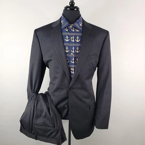 Jos A Bank Signature Gold Suit Mens 44XL 38W Wool Two Piece Blazer Jacket - Picture 1 of 20