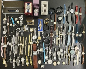 100+ Watch Lot Men’s Women’s Vintage Modern Mixed Styles Brands - Picture 1 of 7