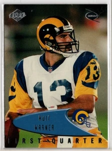 Calcio bordo da collezione 1999 primo quarto Kurt Warner ROOKIE RAMS - Foto 1 di 1