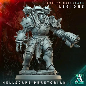 Hellscape Praetorian miniatures - DnD miniatures - Role Playing Game - scifi Mi - Bild 1 von 7