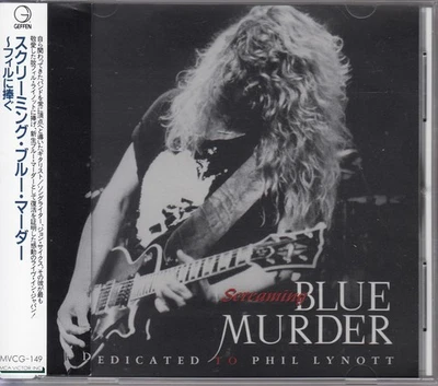 SCREAMING BLUE MURDER / DEDICATED TO PHIL LYNOTT JAPAN CD OOP w/OBI,GUITOR PICK - Image 1 of 2