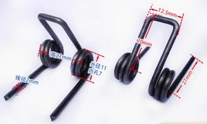 2 Stück Neu Drahtdurchmesser: 2 mm Doppeldrehfeder Torsionsfeder - Bild 1 von 1