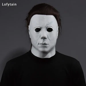 1978 Michael Myers Mask Halloween Cosplay Horror Bloody Killer Demon Latex Mask - Picture 1 of 8