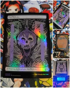MTG Swamp V.2 Full Art Phyrexian Land FOIL -NM PX- Phyrexia: All will be ONE OG - Bild 1 von 5