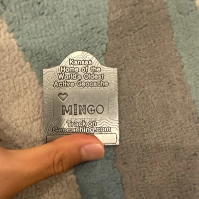 Mingo Plakette Geocaching Münze - Bild 1 von 2