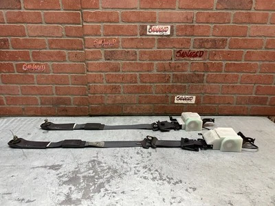 91-99 Mitsubishi 3000GT Dodge Stealth Charcoal Grey Seat Belts Front - Image 1 of 4