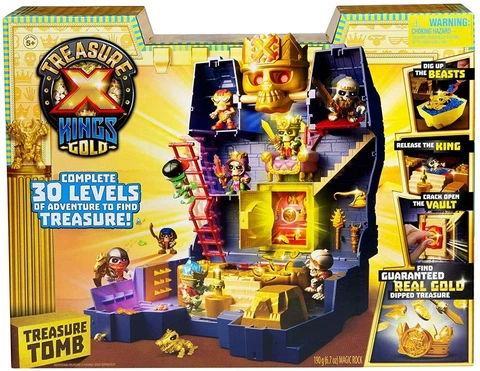 Treasure X King Gold Treasure Tomb Ages 5+ Toy Learn Cartoon Vault Mind Game Fun Cover