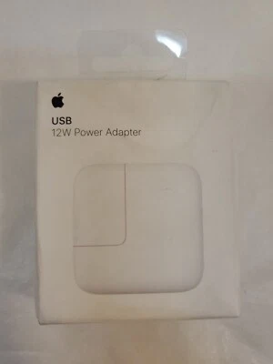 Genuine Apple 12W USB Power Adapter MD836ZM/A - White Disressed Packaging - Image 1 of 2