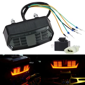 Universal Motorcycle LED Turn Signals Brake Stop Tail Light Bobber ATV Dirt Bike - Picture 1 of 12