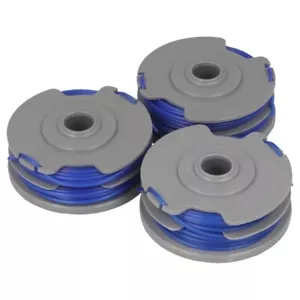 3 x Spool & Line Fits FLYMO MINITRIM AUTO 2003, ST, XT, PLUS, CONTOUR 250D, DX - Picture 1 of 14