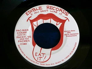 GINO AND THE PACMEN~PIZZA POLKA~PAC MAN CHAMP~NEAR MINT~~NOVELTY~ POLKA 45 - Picture 1 of 1