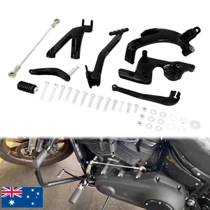 Motorcycle Forward Control Foot Peg Kit Harley Softail Low Rider FXLR Street Bob - Picture 1 of 5