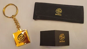 Intel Inside Pentium Processor Keychain With Actual CPU Chip 1992 “NEW, Minty” - Picture 1 of 2