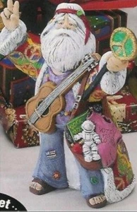 60er Jahre Hippie Weihnachtsmann Peace unbemalt Keramik Biskuit  - Bild 1 von 1