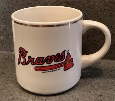 Taza de café de cerámica Atlanta Braves 1991 Foto 1 de 4
