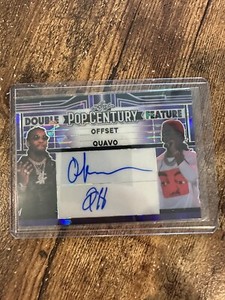 2023 Leaf Pop Century Offset Quavo Dual Auto Purple /7